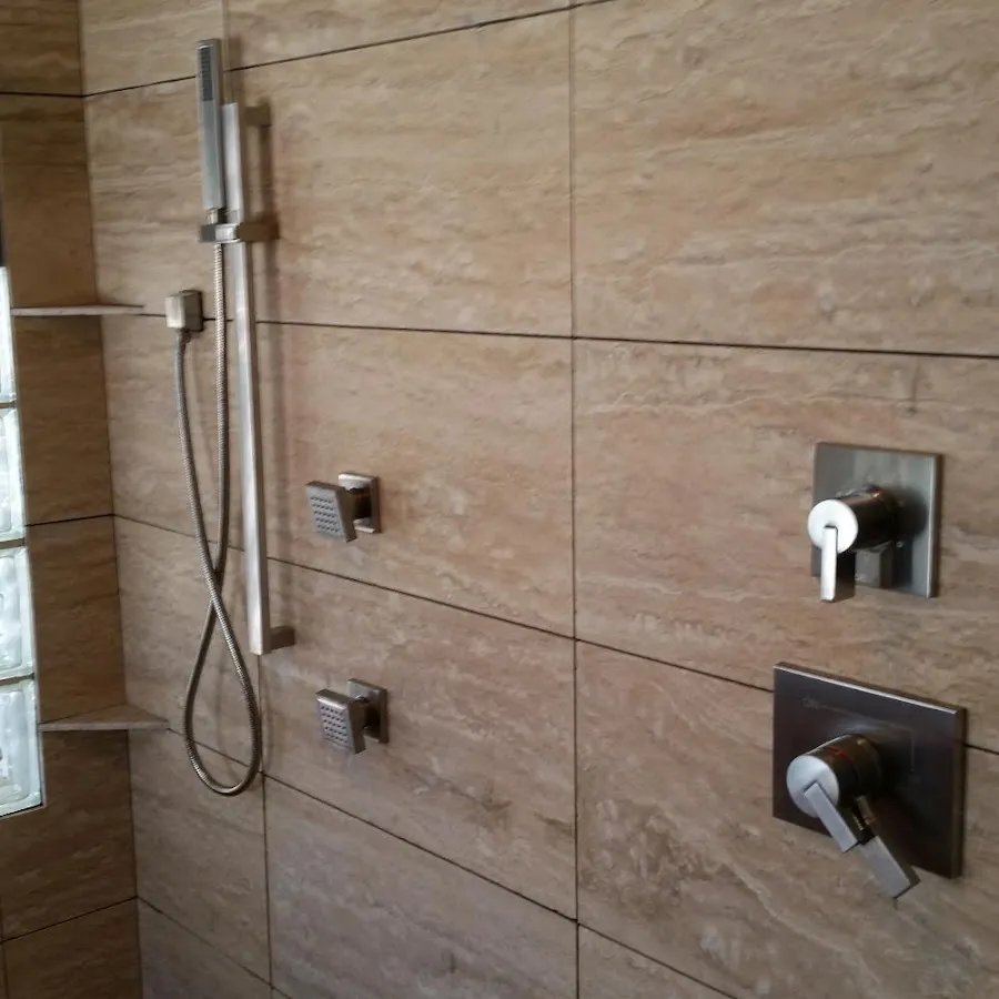 Shower fixture installation for Water Heater Replacement in East Brunswick